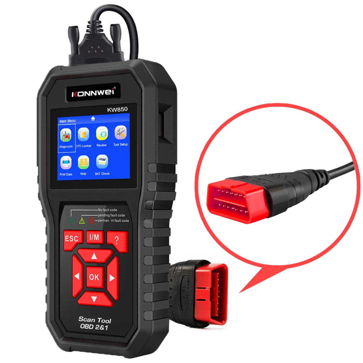 OBDII Auto Code Reader Scan Tool W40240