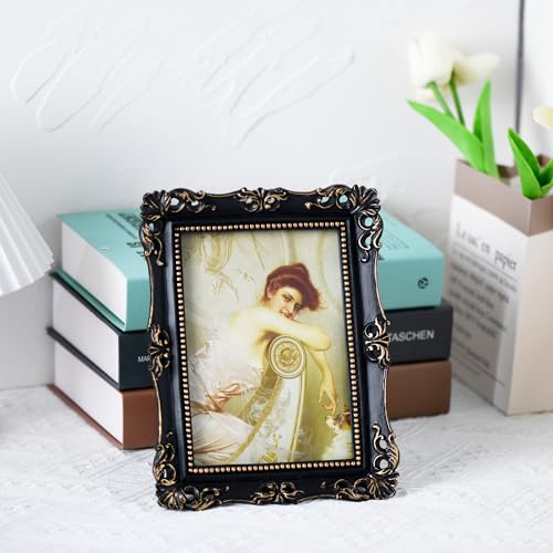 Vintage Picture Frames with Glass Front, 5X7 inch D140