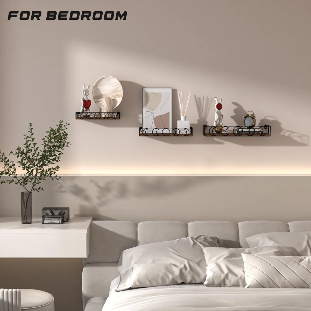 Wall Shelf Set of 3 Sizes I863554