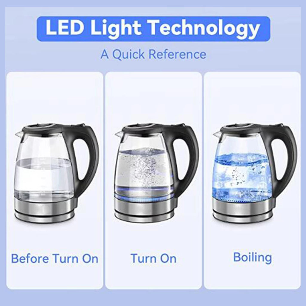 1.7L 1500W Glass Electric Kettle N40811