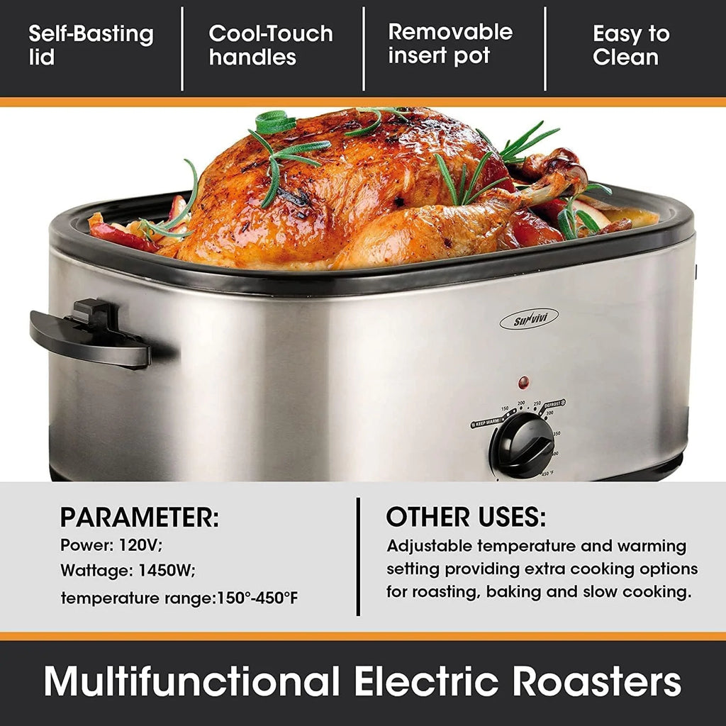 18 Quart Electric Roaster Oven Q17012