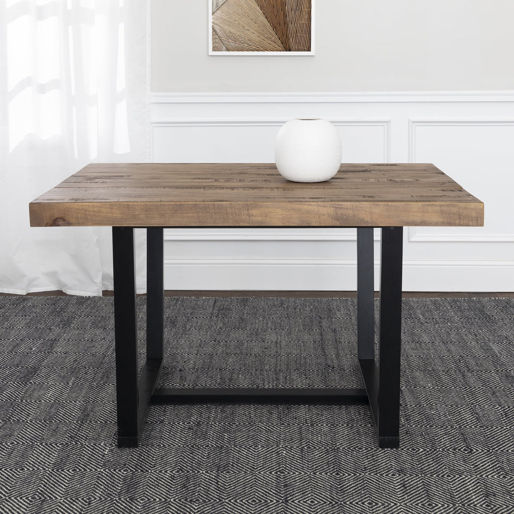 Rustic Oak Solid Wood Dining Table B954