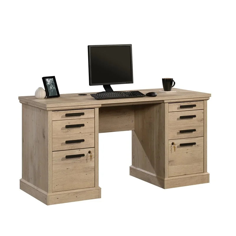 2-Piece Credenza Desk & Utility Stand C360