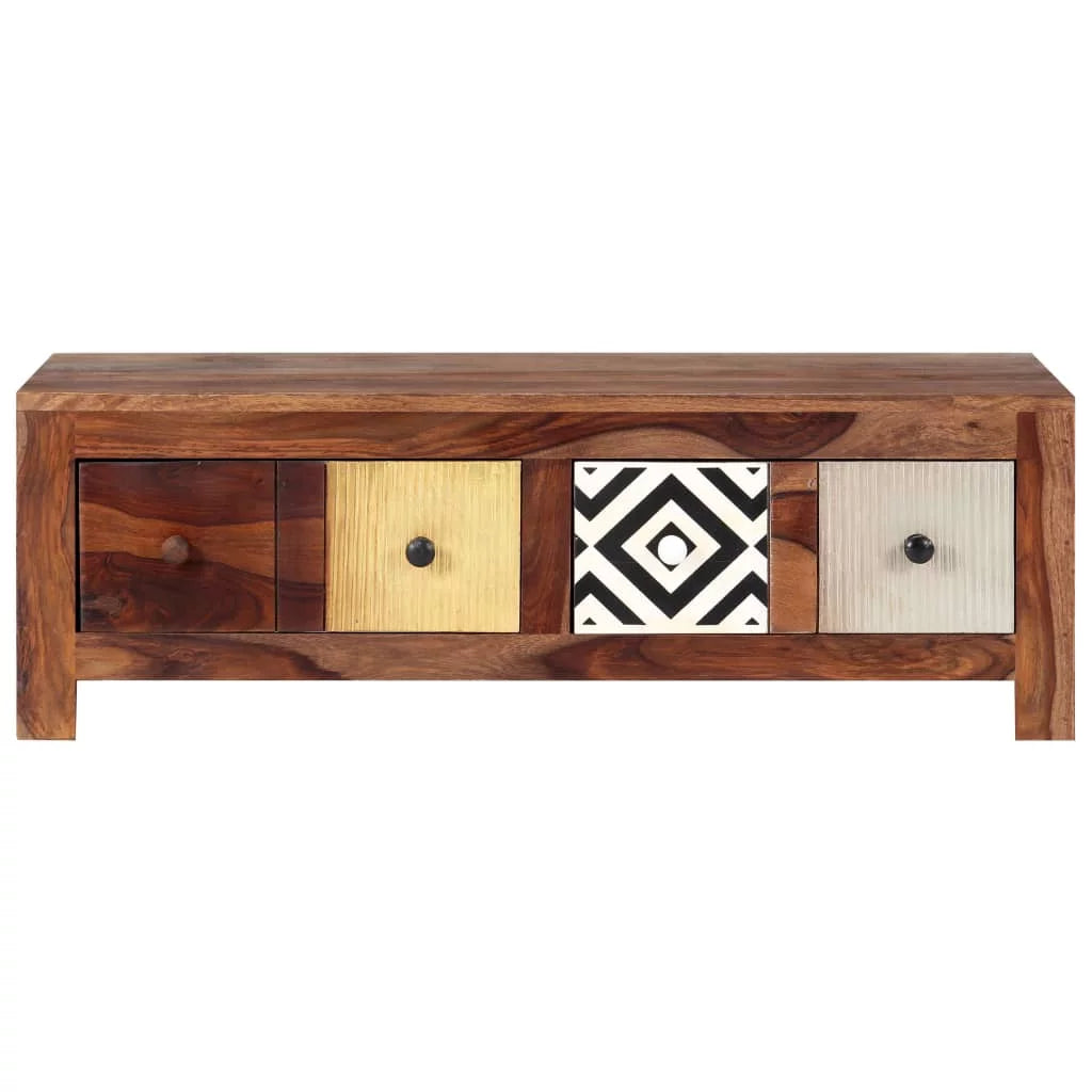 Solid Sheesham Wood Coffee Table Y964805
