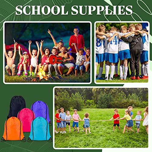 200 Pcs Nylon Drawstring Bags T51325