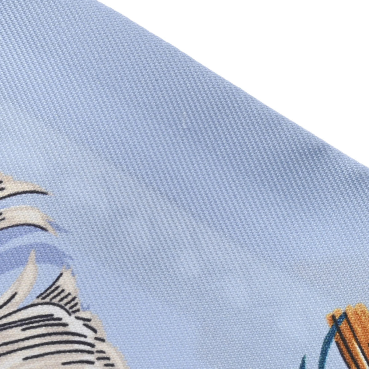 Light Blue 100% Silk Scarf Muffler L43713