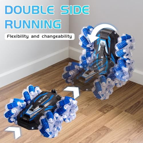Gesture Sensing RC Stunt Car 4WD Drift 360° Flips with Lights & Music S537