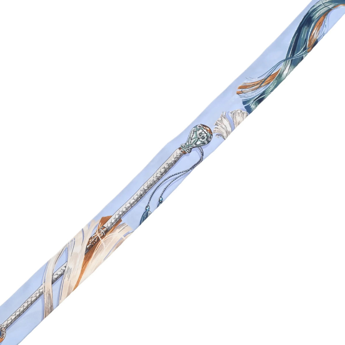 Light Blue 100% Silk Scarf Muffler L43713