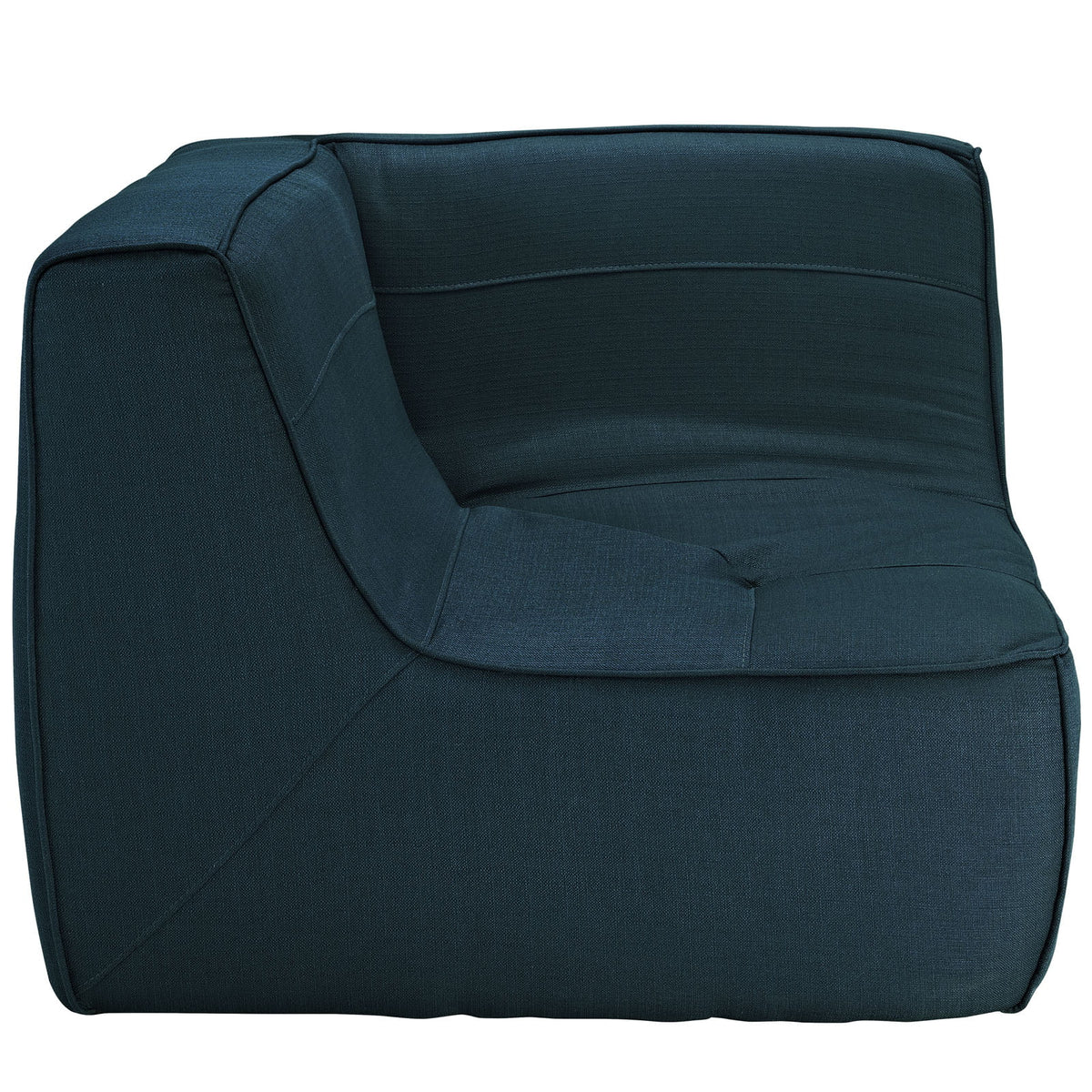 Navy Upholstered Corner Sofa V5075