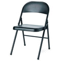 Black All Steel Folding Chair I685039