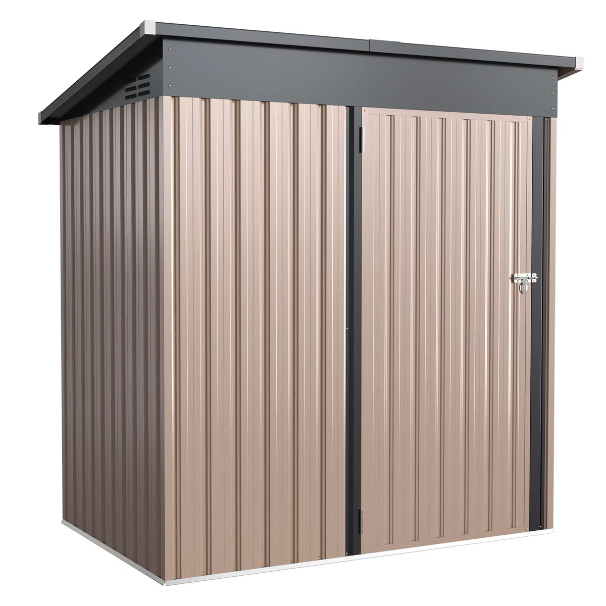 5 x 3 ft. Metal Steel Storage Shed with Sliding Roof & Lockable Door P788