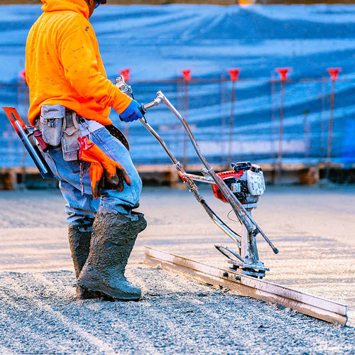 1.8 HP Gas Concrete Power Screed with 8ft Aluminum Magnesium Board S6055