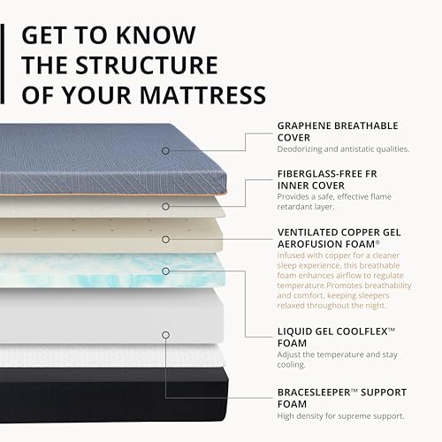 12 Inch Queen Memory Foam Mattress W538256