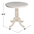 30" Round Top Pedestal Table X781135
