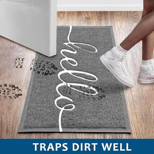 Black 36"x24" Non Slip Doormat I665
