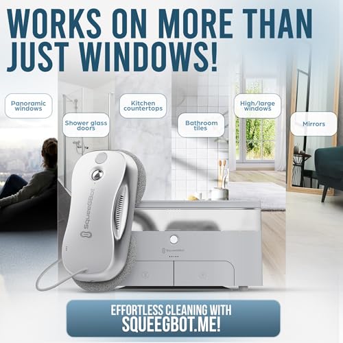 Window Cleaning Robot with Water Spraying J53387