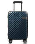 Polycarbonate Expandable Hard Shell Spinner Luggage Charcoal Metallic Z29247