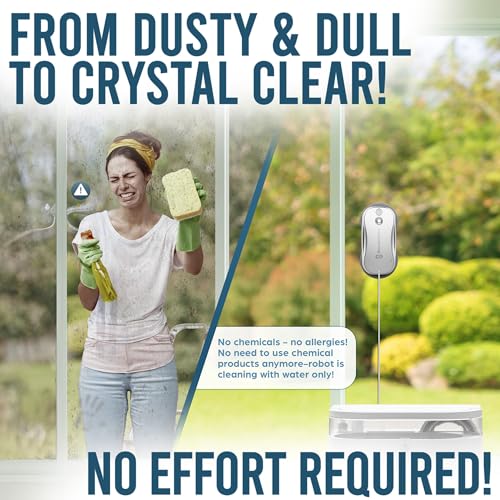 Window Cleaning Robot with Water Spraying J53387