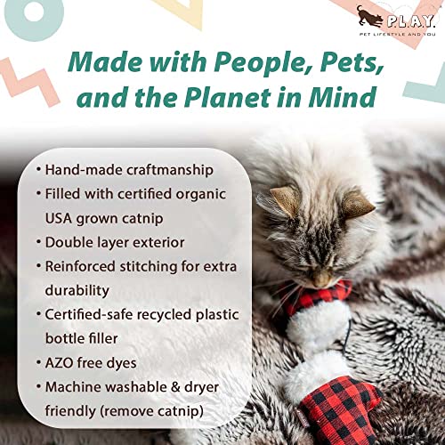 Catnip Filled Cat Toys Set of 3 I898