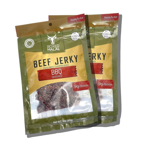 100% Grass-Fed BBQ Beef Jerky Strips 3 Oz. Bags (3 Pack) B452526