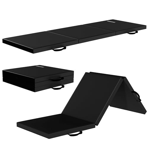 2" Thick Folding Exercise Mat with Carrying Handles P163