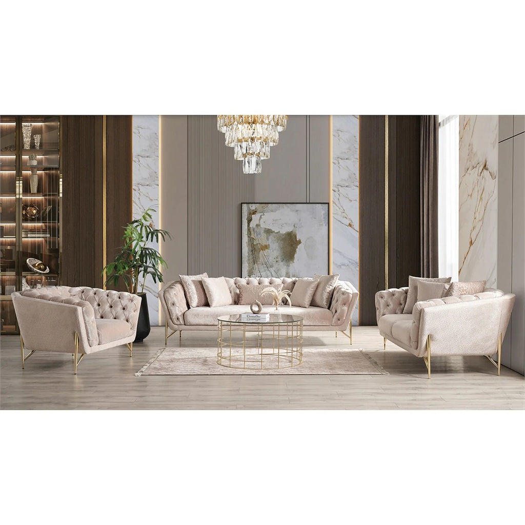 3 Pc Wood Living Room Set H106663