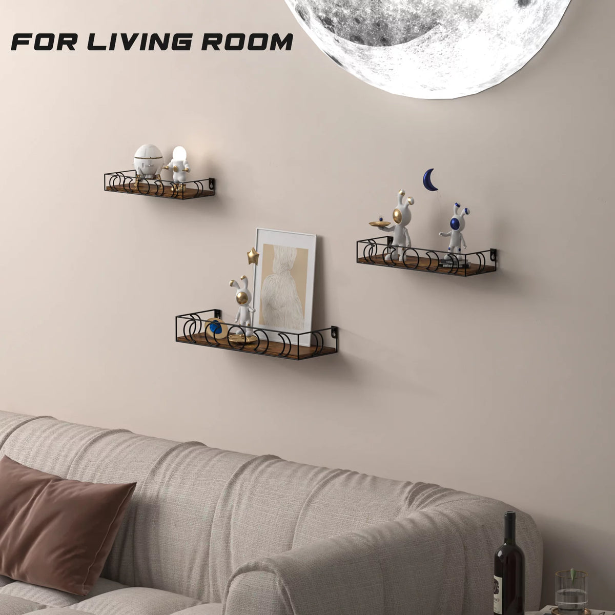 Wall Shelf Set of 3 Sizes I863554