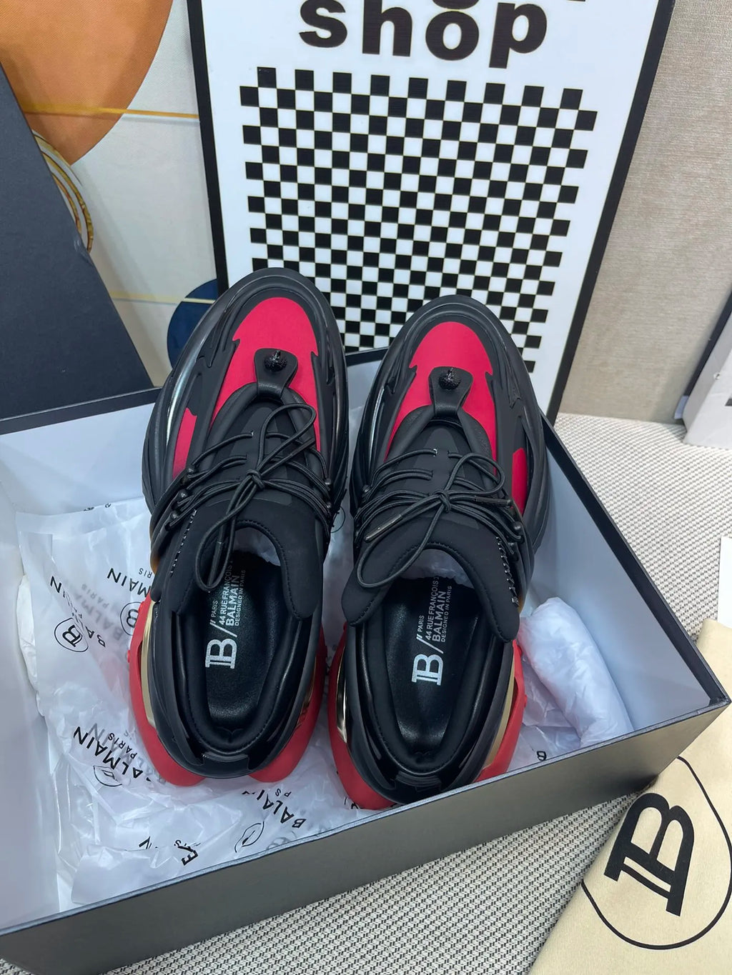 Red Black Heels E2660