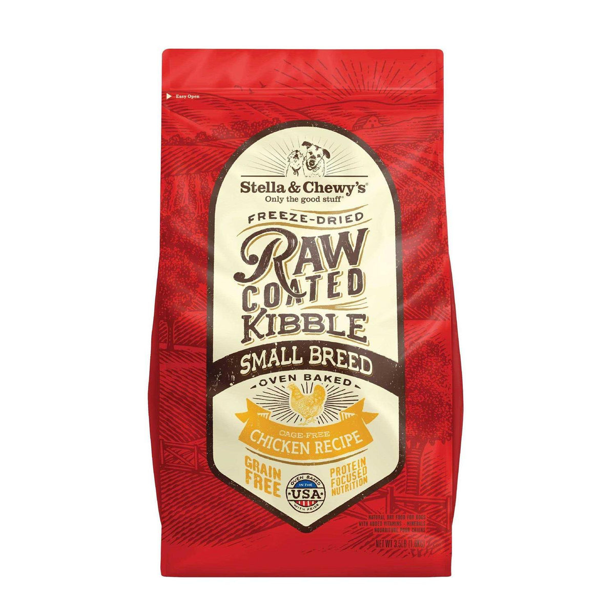 Raw Coated Kibble Dog Food E7255